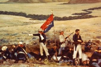 Banderas auténticas de la Guerra Civil:Reliquias de un país dividido