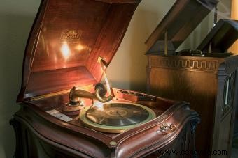 El antiguo tocadiscos Victrola:un icono en el sonido