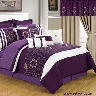 Diez excelentes opciones de ropa de cama tamaño king con motivos florales