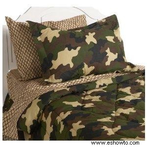 Ropa de cama de camuflaje