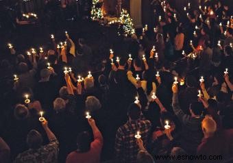 ¿Cómo planifico un servicio de velas en Nochebuena?