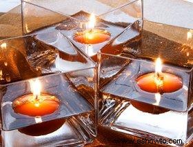 Cuencos flotantes para velas