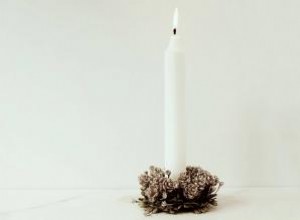 Cómo hacer anillos de velas