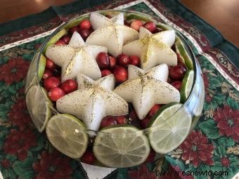 Ideas de centro de mesa de Navidad con velas