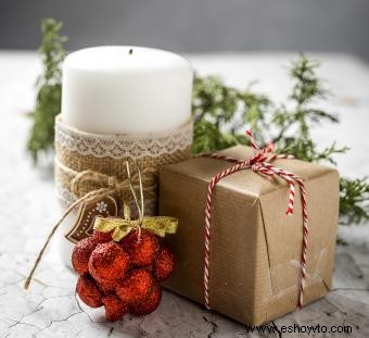 Ideas para regalos de velas navideñas