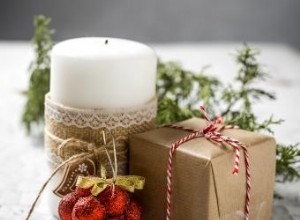 Ideas para regalos de velas navideñas
