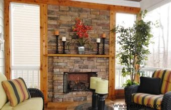 Ideas para decorar una chimenea con velas