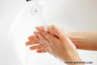 Orden correcto de los pasos para lavarse las manos correctamente