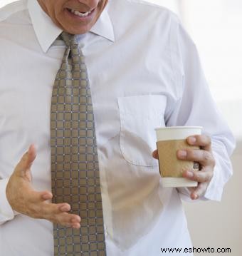 Cómo limpiar las manchas de café