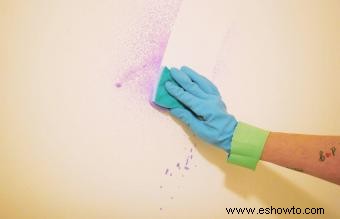 Cómo quitar el esmalte de uñas de las paredes (sin daños) 