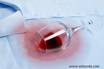 Guía para quitar manchas de vino tinto en ropa 