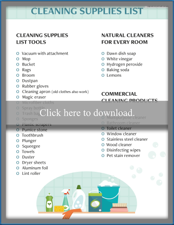 La lista práctica de suministros de limpieza:lo que realmente necesita 