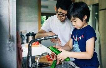 Cómo desinfectar alimentos en pasos simples