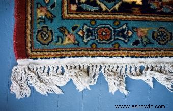 Cómo limpiar los flecos de las alfombras orientales