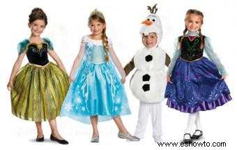 Trajes inspirados en Frozen