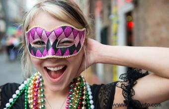 Ideas de máscaras de Mardi Gras para hacer o comprar