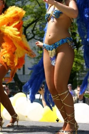 Disfraz de bailarina de samba