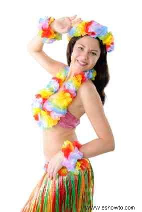 trajes de baile hawaiano 