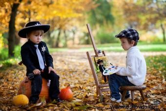 Disfraces de Halloween hechos por ti mismo para niños pequeños