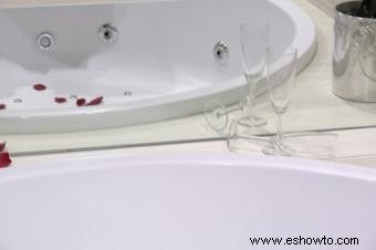 Instalación de una bañera de hidromasaje 
