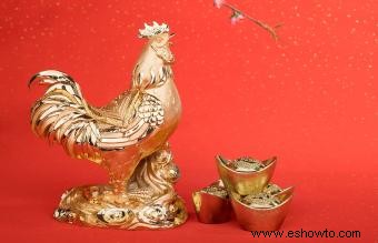 Símbolos de gallo Feng Shui para el bienestar y la prosperidad