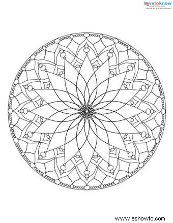 Diseños de mandala gratis para imprimir