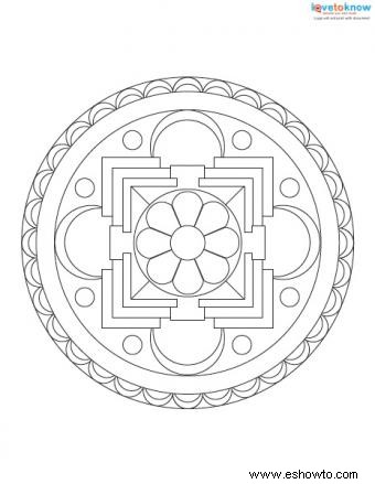 Diseños de mandala gratis para imprimir