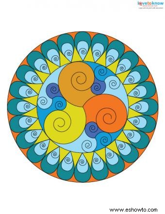 Diseños de mandala gratis para imprimir