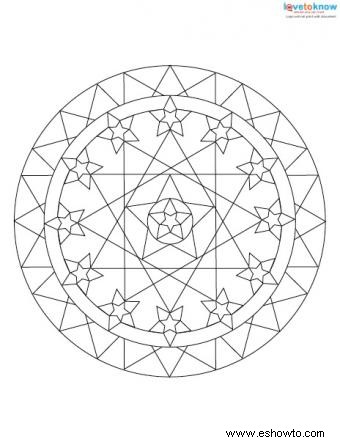 Diseños de mandala gratis para imprimir