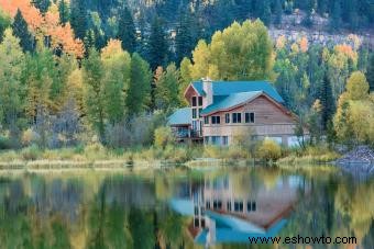 Mejores prácticas de Feng Shui para un lago detrás de una casa