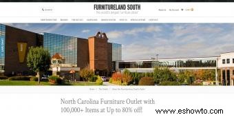 Guía de compras en outlets de muebles de Carolina del Norte
