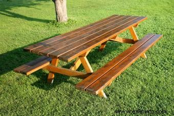 Plan de mesa de picnic gratis