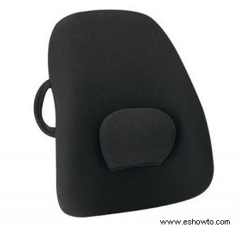 Opciones de cojines para silla con soporte lumbar