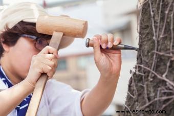 Cómo salvar un árbol con corteza dañada