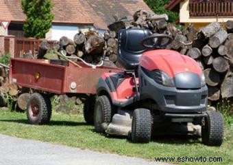 Elegir un tractor de jardín