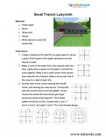 Diseños de laberinto de jardín