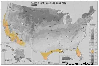 Zona de jardinería 9 del USDA