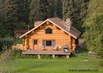 Casas de troncos:eficiencia energética