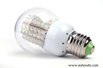 Uso de bombillas LED de bajo consumo