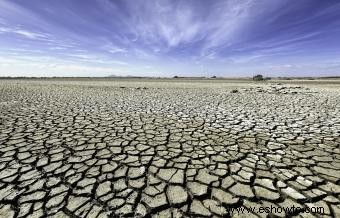 ¿Cuáles son las principales causas naturales y humanas de la sequía?