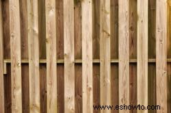 Estilos de cercas de privacidad de madera