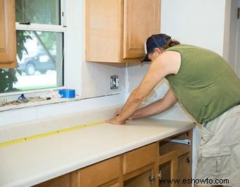 Cómo medir encimeras de cocina