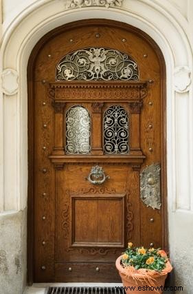 Puertas de entrada delanteras elegantes