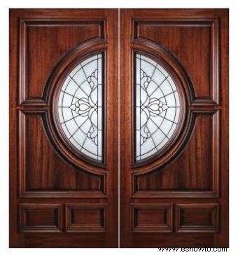 Puertas de entrada delanteras elegantes