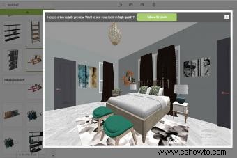 Diseña tu propio dormitorio en línea gratis