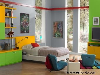 22 ideas creativas y coloridas para pintar habitaciones de niños