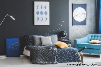 4 temas e ideas definitivas para la decoración del dormitorio científico