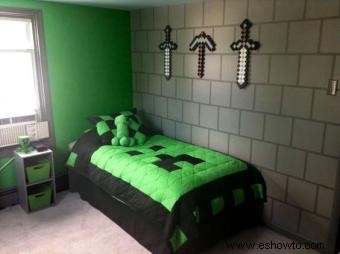 Decoración de una habitación infantil de Minecraft:la guía definitiva de bricolaje