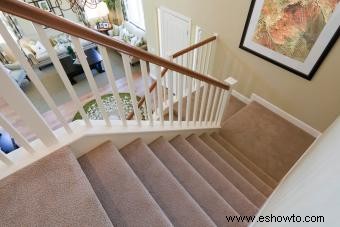 Una guía para elegir la mejor alfombra para sus escaleras