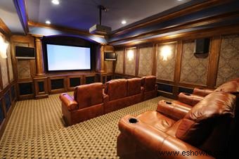 13 características clave del diseño de interiores de cine en casa